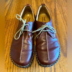 Josef Seibel Leather Lace Up Comfort Shoes Size 37